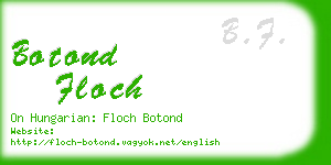 botond floch business card